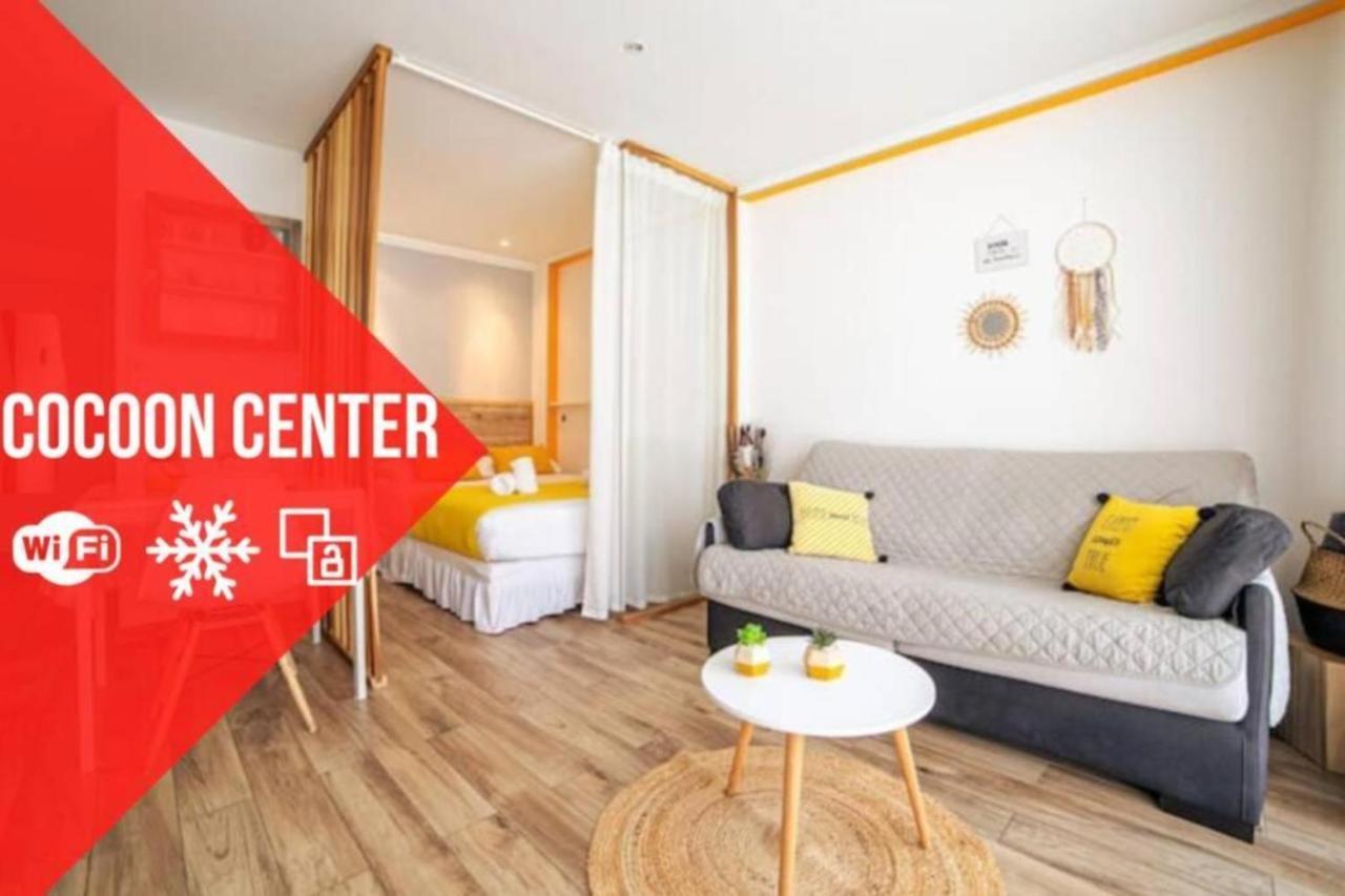 Cocoon Center - Rue D'Antibes - 200M Plage- Clim - Wifi - Unique Cannes Exteriör bild
