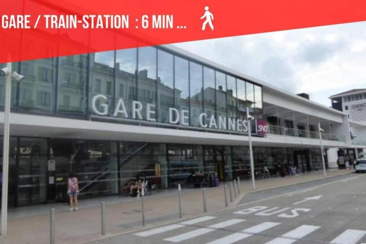 Cocoon Center - Rue D'Antibes - 200M Plage- Clim - Wifi - Unique Cannes Exteriör bild