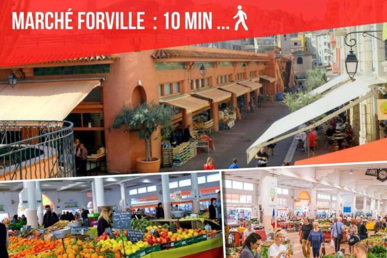 Cocoon Center - Rue D'Antibes - 200M Plage- Clim - Wifi - Unique Cannes Exteriör bild